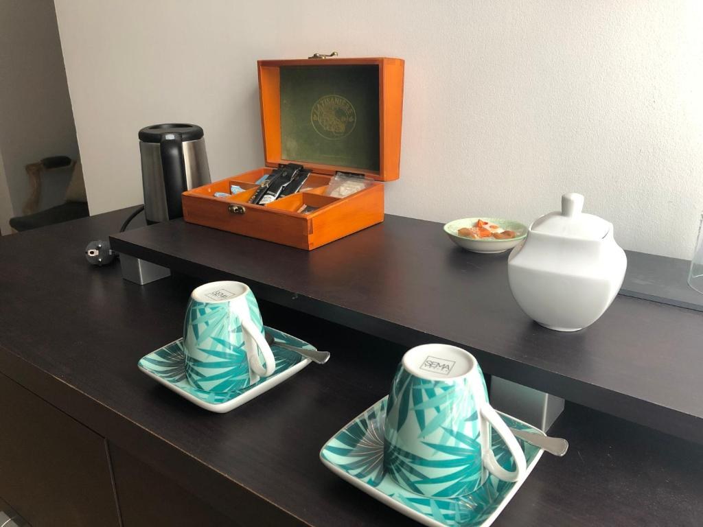 Chambre Bleue — plateau de courtoisie
